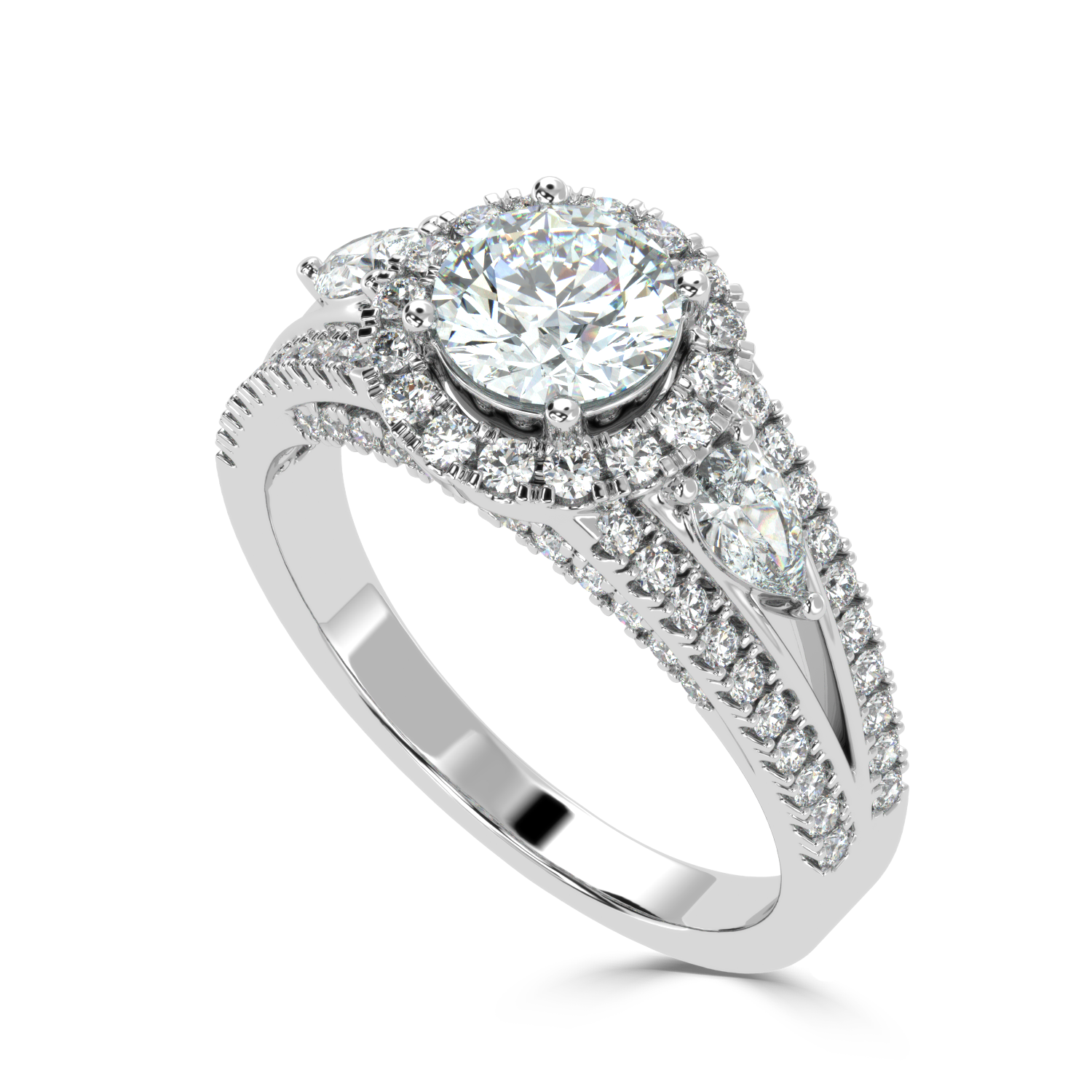 Buy 1.75Ct  Natural Diamond Ring in Gold | SolitaireKart